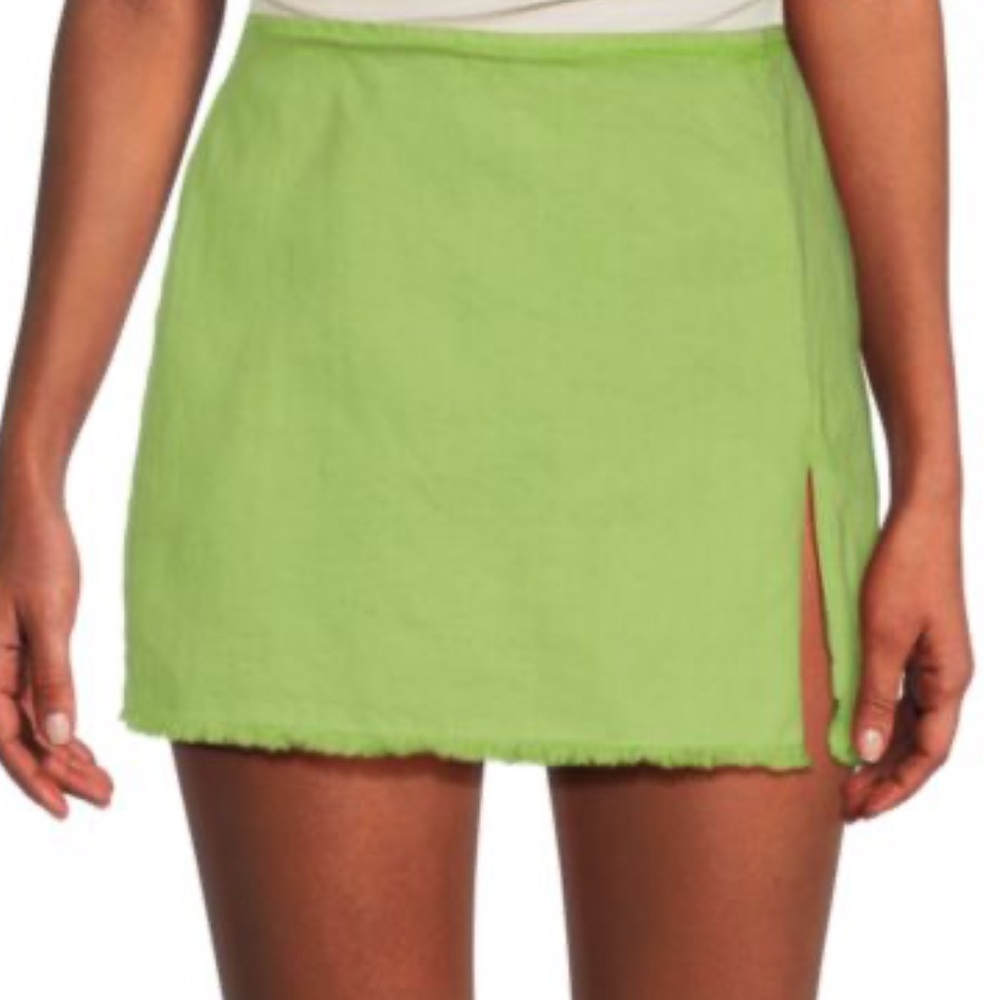 Amanda Uprichard Dale Denim Mini Skirt size S